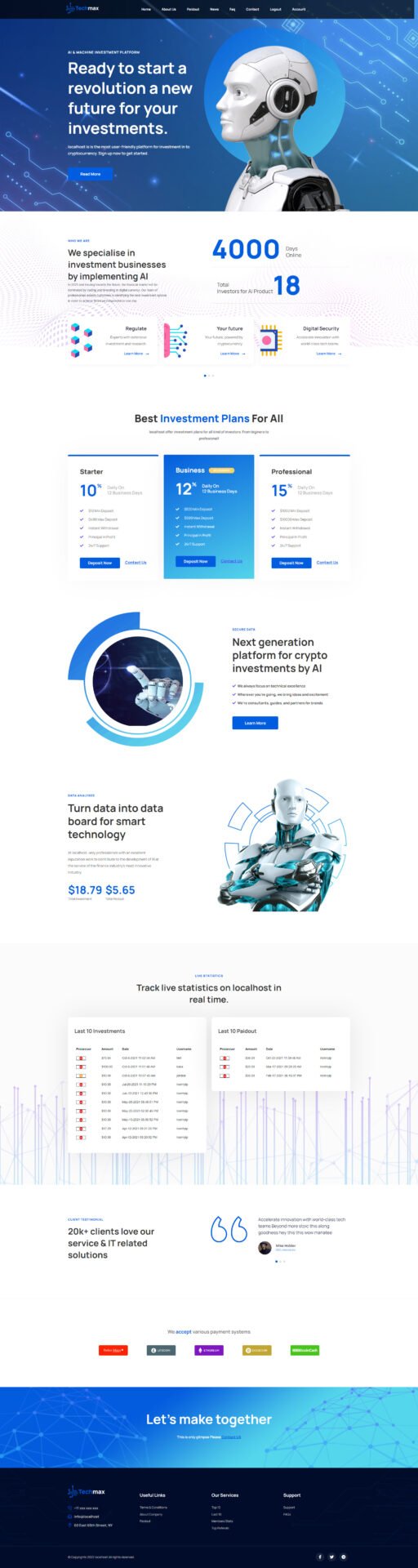Responsive Hyip Template – 91 – Digital Codemaster