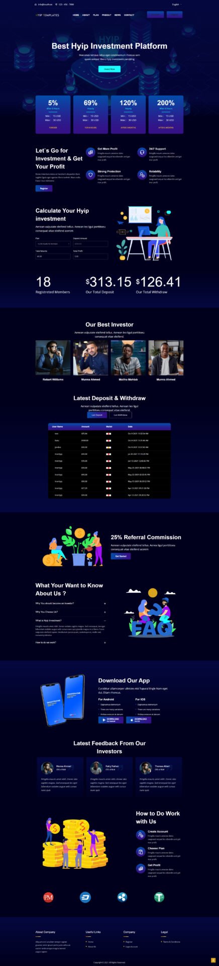 Responsive Hyip Template – 94 – Digital Codemaster